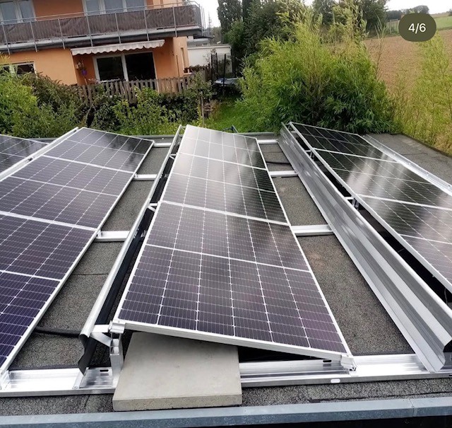 PV-Module, Dachmontage