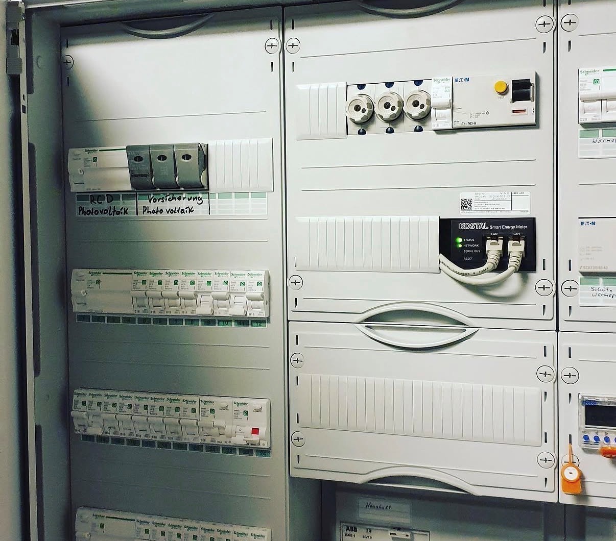 Zählerschrank mit Kostal Smart Meter